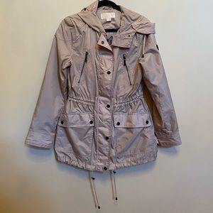 Michael Kors Beige Hooded Jacket